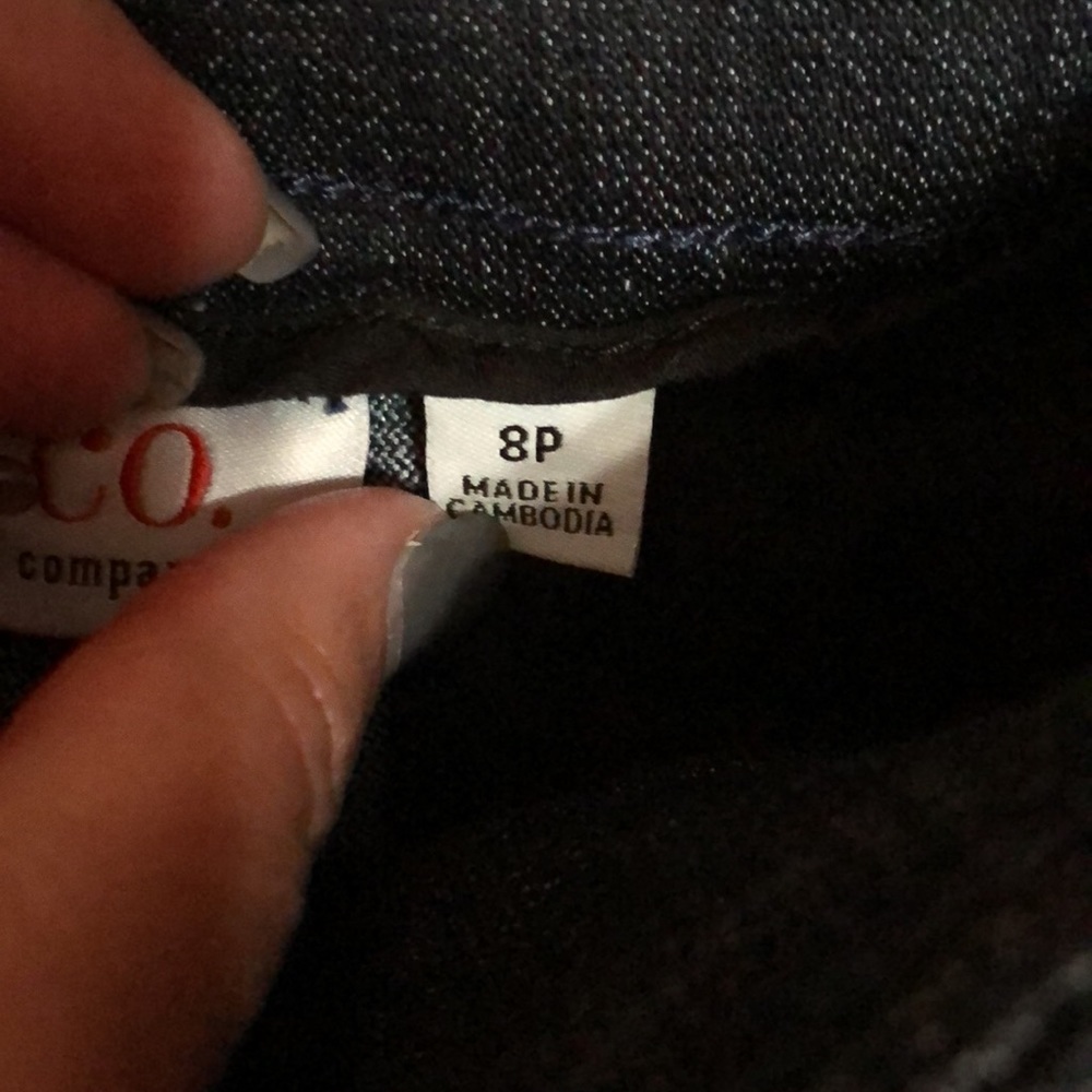 Charcoal Pull Up Denim - Picture 3 of 4